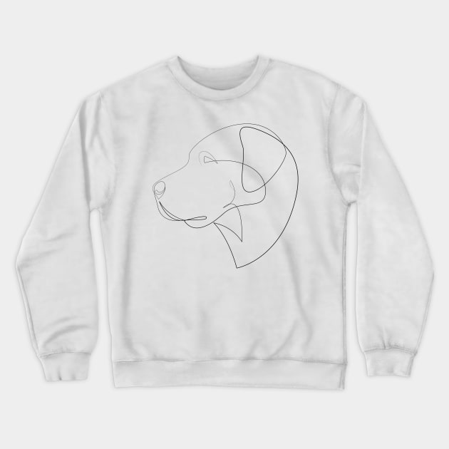 Anatolian Shepherd Dog - one line dog Crewneck Sweatshirt by addillum